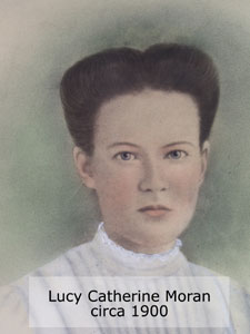Lucy Catherine Moran, circa 1900. 